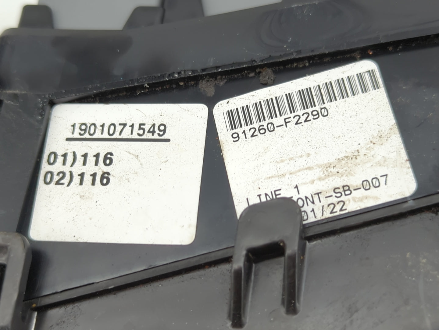 2019-2020 Hyundai Elantra Fusebox Fuse Box Panel Relay Module P/N:91260-F2290 Fits Fits 2019 2020 OEM Used Auto Parts - Oemu