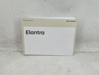 2019 Hyundai Elantra Owners Manual Book Guide OEM Used Auto Parts - Oemusedautoparts1.com