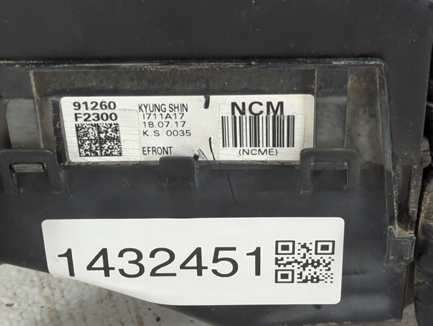2019-2020 Hyundai Elantra Fusebox Fuse Box Panel Relay Module P/N:91260F2300 18980-09630, 18980-09625 Fits Fits 2019 2020 OE