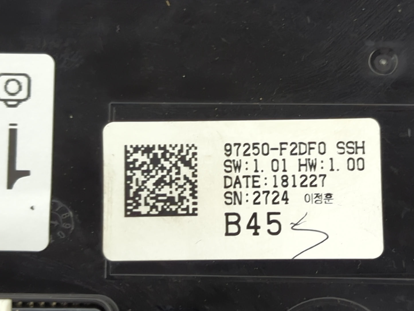 2019-2020 Hyundai Elantra Climate Control Module Temperature AC/Heater Replacement P/N:97250-F2DF0 Fits Fits 2019 2020 OEM U