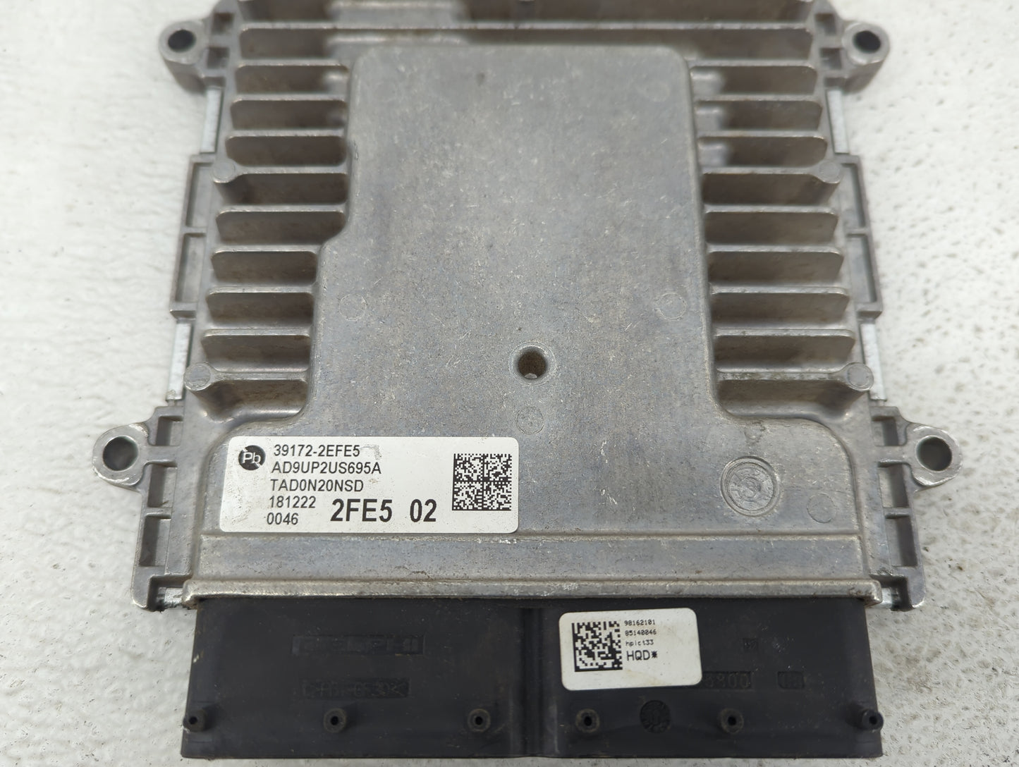 2019 Hyundai Elantra PCM Engine Control Computer ECU ECM PCU OEM P/N:39172-2EFE5 AD9UP2US695A, TAD0N20NSD, 39173-2EFE5 Fits 