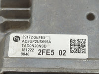 2019 Hyundai Elantra PCM Engine Control Computer ECU ECM PCU OEM P/N:39172-2EFE5 AD9UP2US695A, TAD0N20NSD, 39173-2EFE5 Fits 
