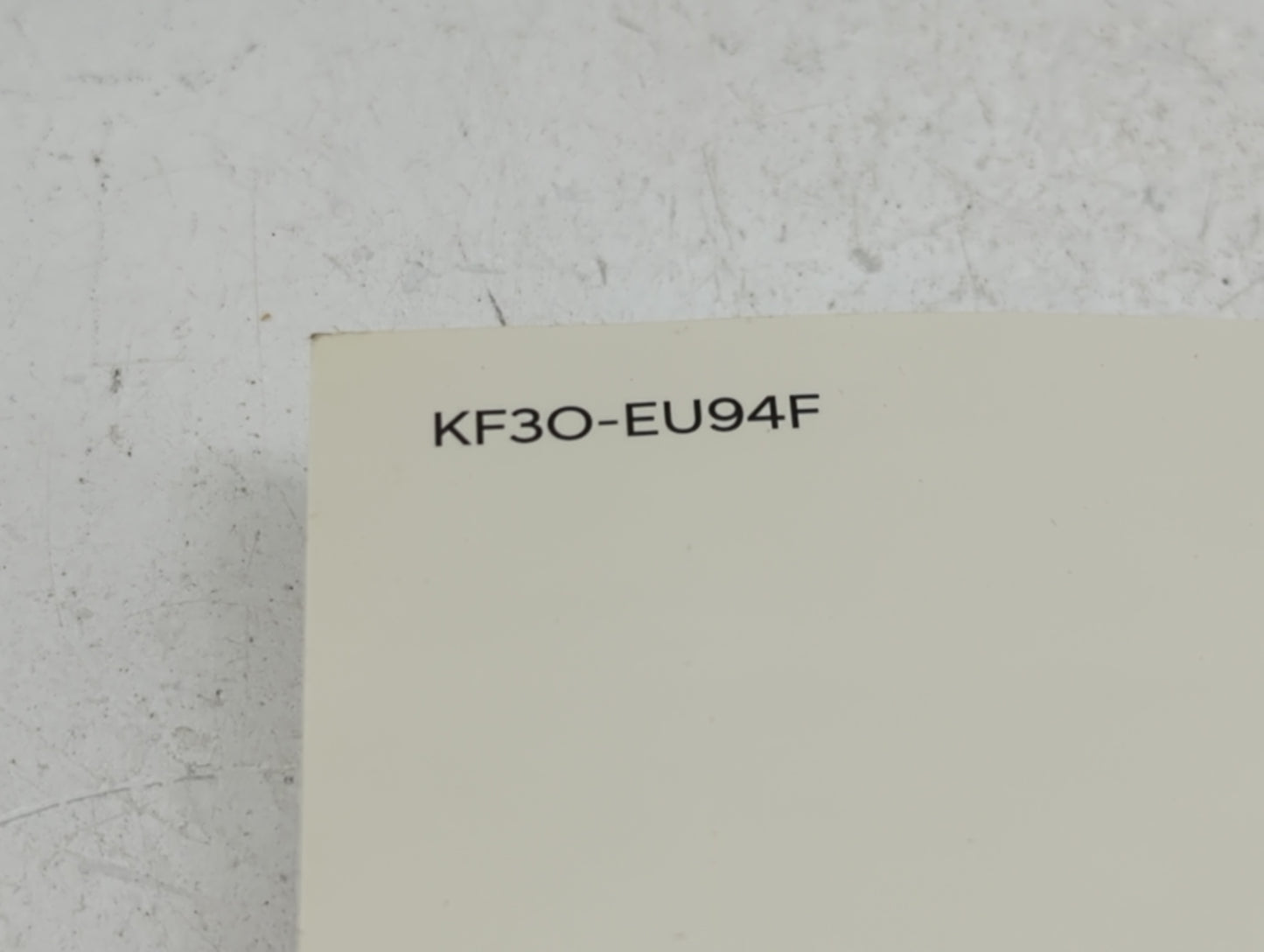 2019 Hyundai Elantra Owners Manual Book Guide P/N:KF30-EU94F OEM Used Auto Parts - Oemusedautoparts1.com