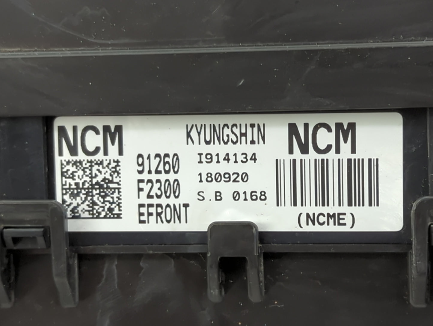 2019-2020 Hyundai Elantra Fusebox Fuse Box Panel Relay Module P/N:91260F2300 I914134 Fits Fits 2019 2020 OEM Used Auto Parts