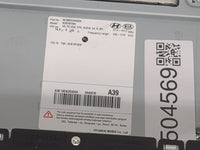 2019-2020 Hyundai Elantra Radio AM FM Cd Player Receiver Replacement P/N:96180F2UA0SSH ACB10F2AN Fits Fits 2019 2020 OEM Use