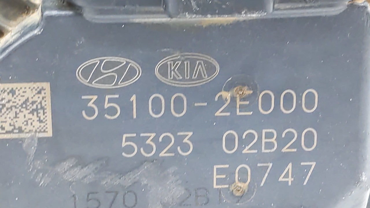 2011-2018 Hyundai Elantra Throttle Body P/N:35100-2E000 Fits Fits 2011 2012 2013 2014 2015 2016 2017 2018 2019 OEM Used Auto