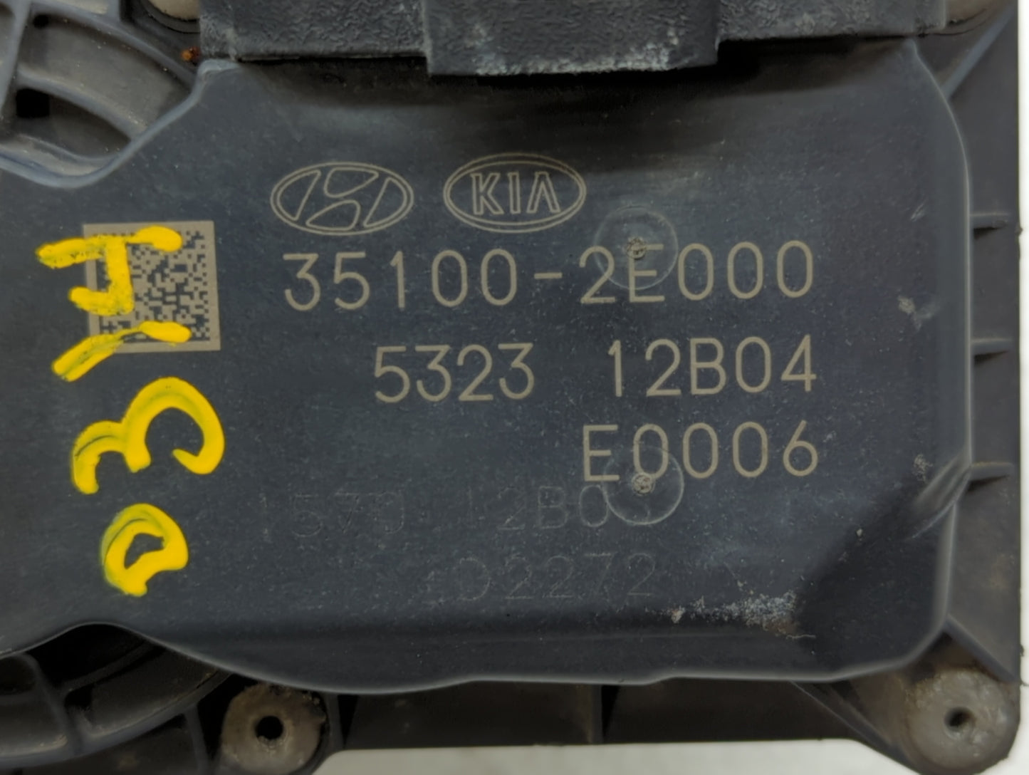 2011-2018 Hyundai Elantra Throttle Body P/N:35100-2E000 1302150124 Fits Fits 2011 2012 2013 2014 2015 2016 2017 2018 2019 OE