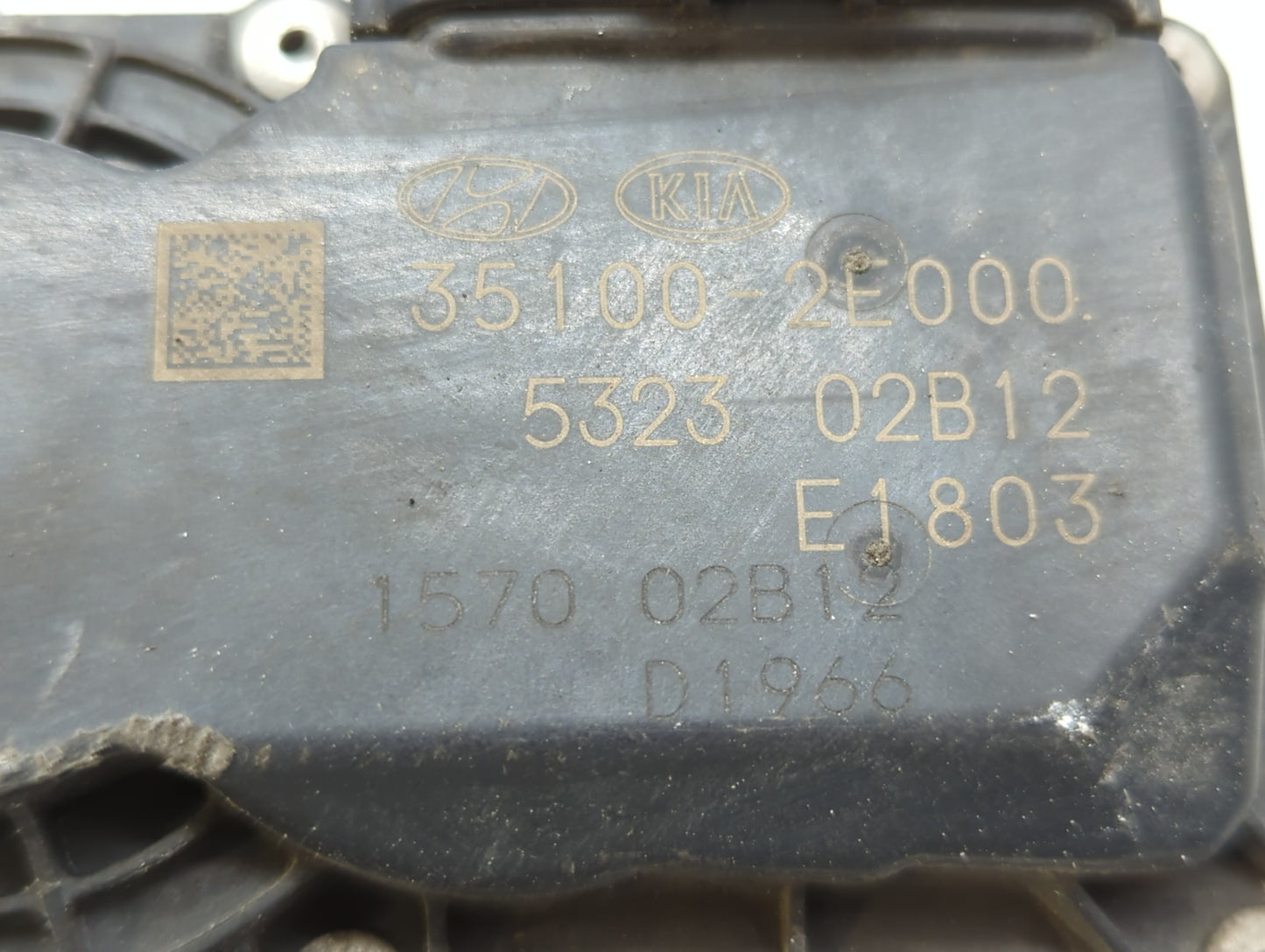 2011-2020 Hyundai Elantra Throttle Body P/N:35100-2E000 35100-2E710 Fits OEM Used Auto Parts - Oemusedautoparts1.com