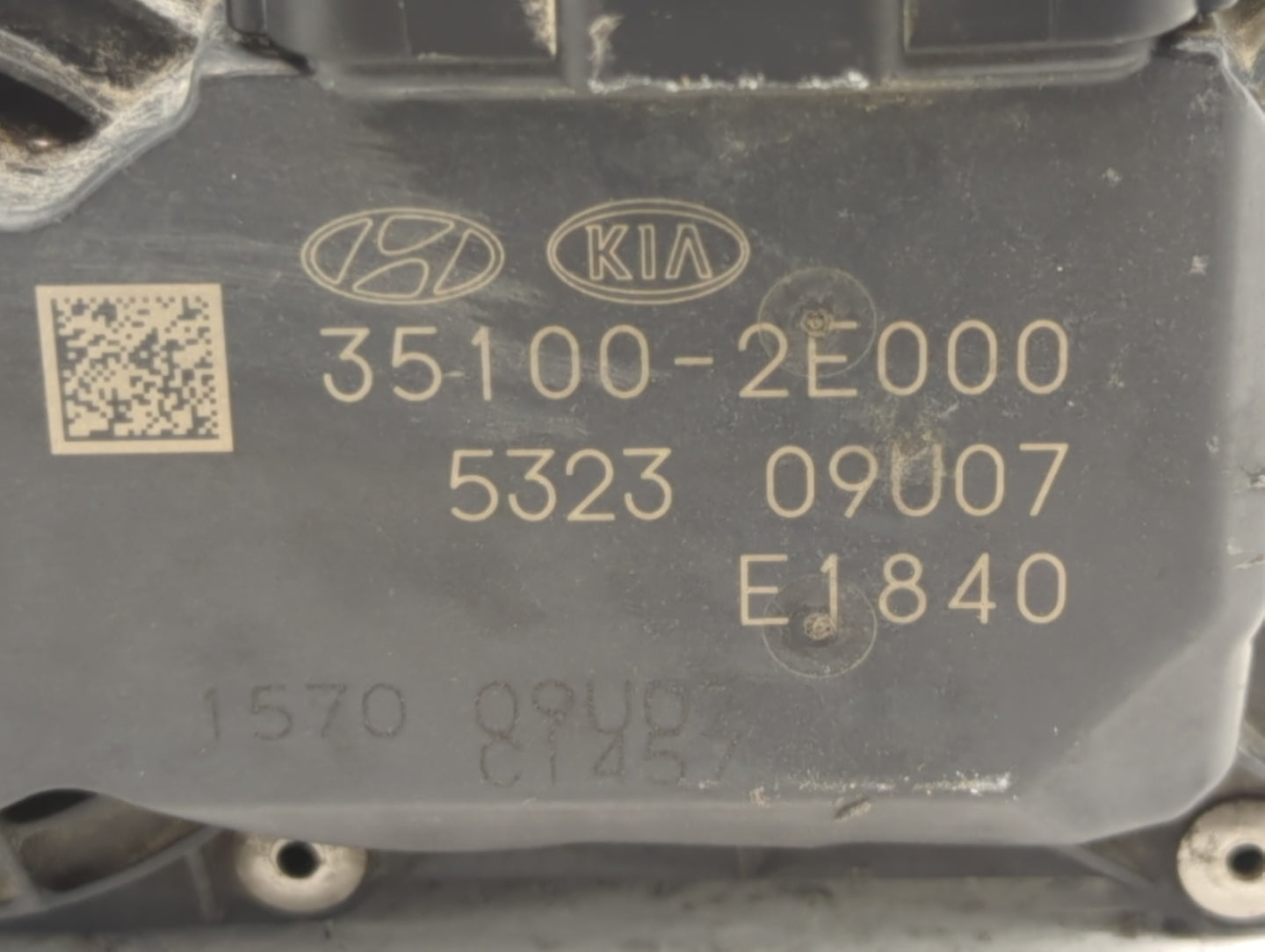 2011-2020 Hyundai Elantra Throttle Body P/N:35100-2E000 35100-2E710 Fits OEM Used Auto Parts - Oemusedautoparts1.com