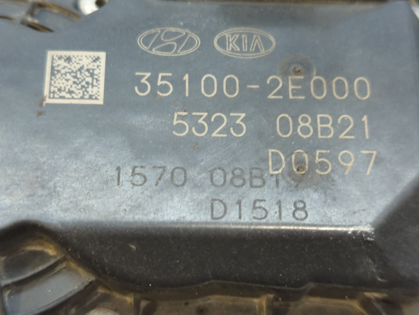 2011-2020 Hyundai Elantra Throttle Body P/N:35100-2E000 Fits Fits 2011 2012 2013 2014 2015 2016 2017 2018 2019 2020 2021 OEM