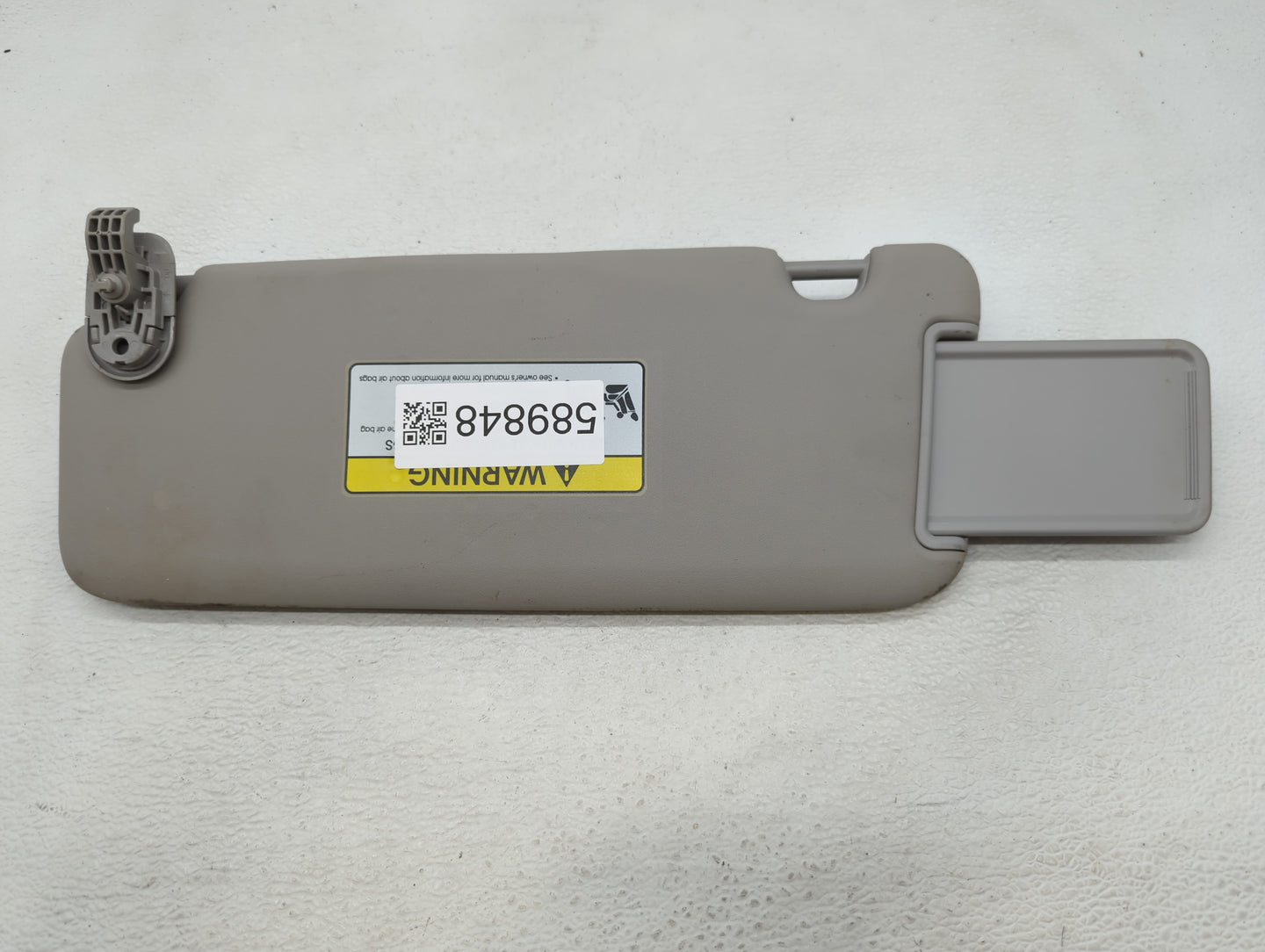 2018-2020 Hyundai Elantra Sun Visor Shade Replacement Passenger Right Mirror Fits Fits 2018 2019 2020 OEM Used Auto Parts - 