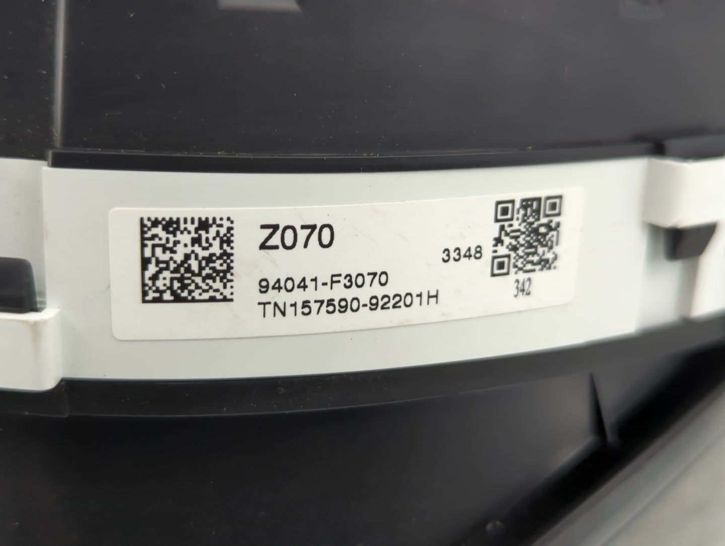 2019-2020 Hyundai Elantra Instrument Cluster Speedometer Gauges P/N:94041-F3070 94051-F3130 Fits Fits 2019 2020 OEM Used Aut