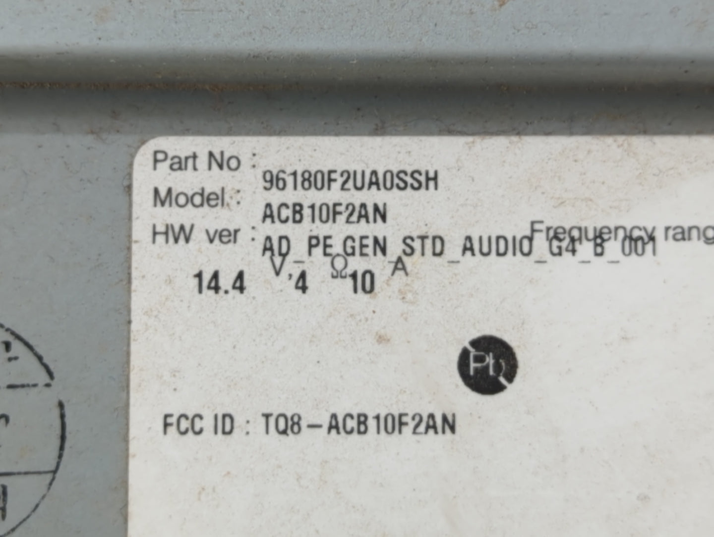 2019-2020 Hyundai Elantra Am Fm Cd Player Radio Receiver - Oemusedautoparts1.com