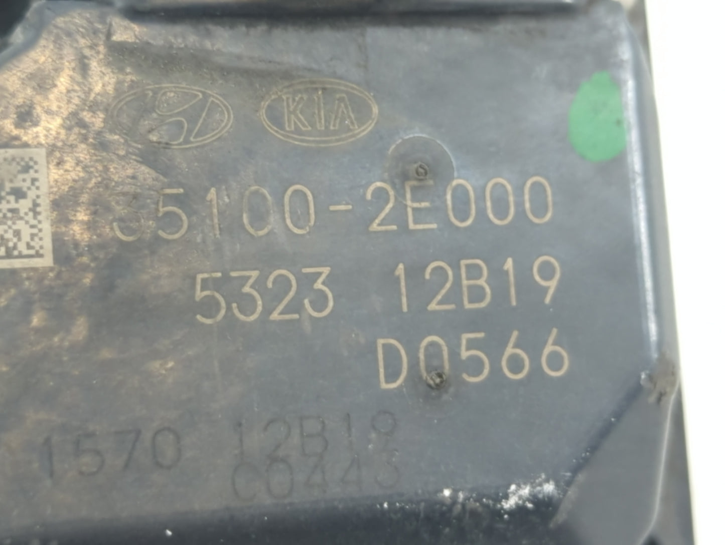 2011-2020 Hyundai Elantra Throttle Body P/N:5323 12B19 35100-2E000 Fits OEM Used Auto Parts - Oemusedautoparts1.com