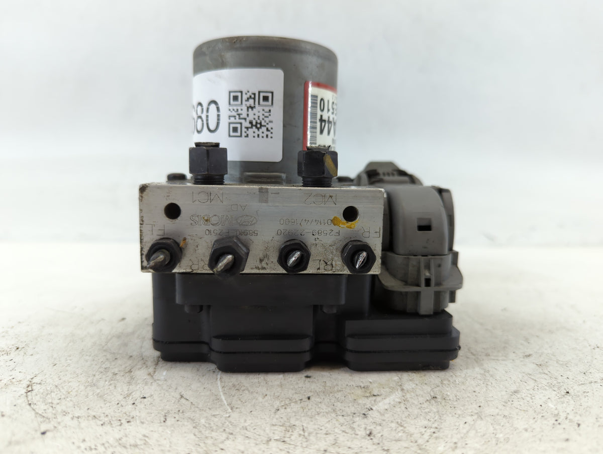 2019 Hyundai Elantra Anti-Lock Brake ABS Pump Module Actuator OEM P/N:58910-F2510 F2589-22920 Fits OEM Used Auto Parts - Oem