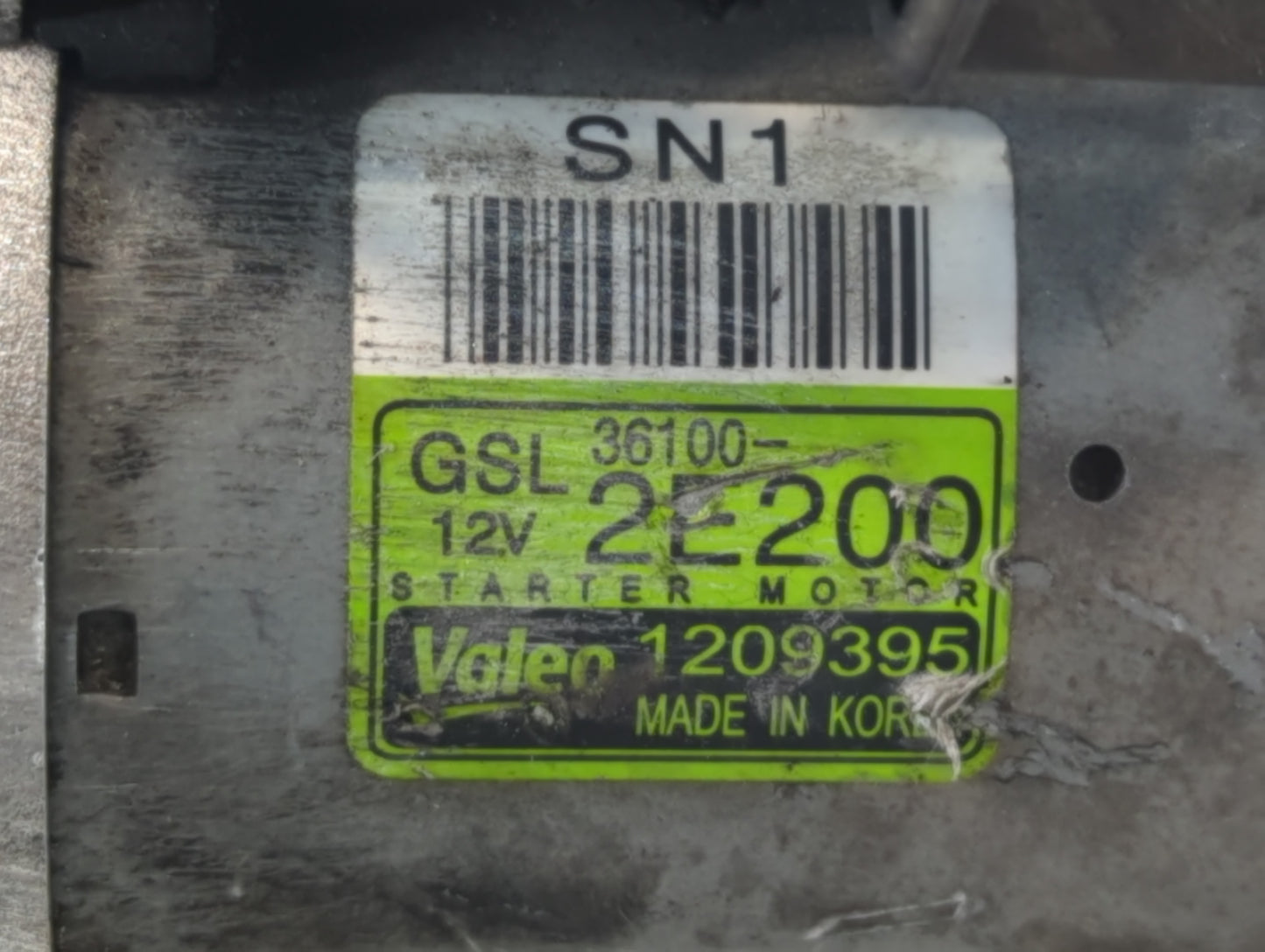 2013-2020 Hyundai Elantra Car Starter Motor Solenoid OEM P/N:361002E200 Fits Fits 2013 2014 2016 2017 2018 2019 2020 2021 20
