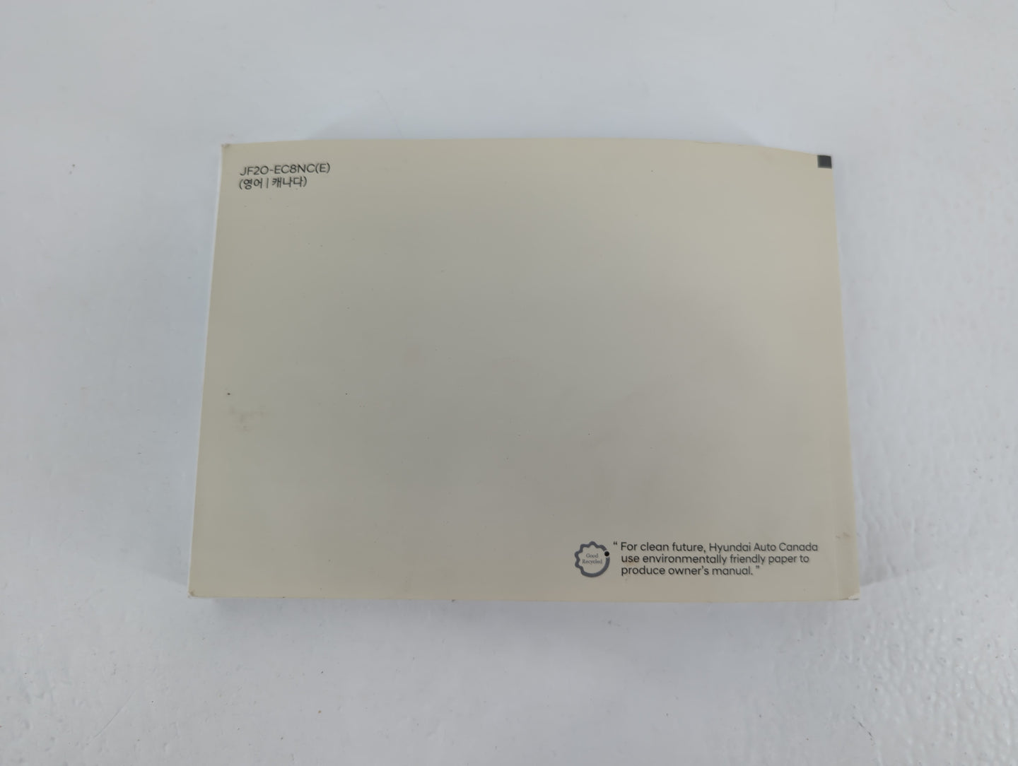2019 Hyundai Elantra Owners Manual Book Guide P/N:JF2O-EC8NC OEM Used Auto Parts - Oemusedautoparts1.com