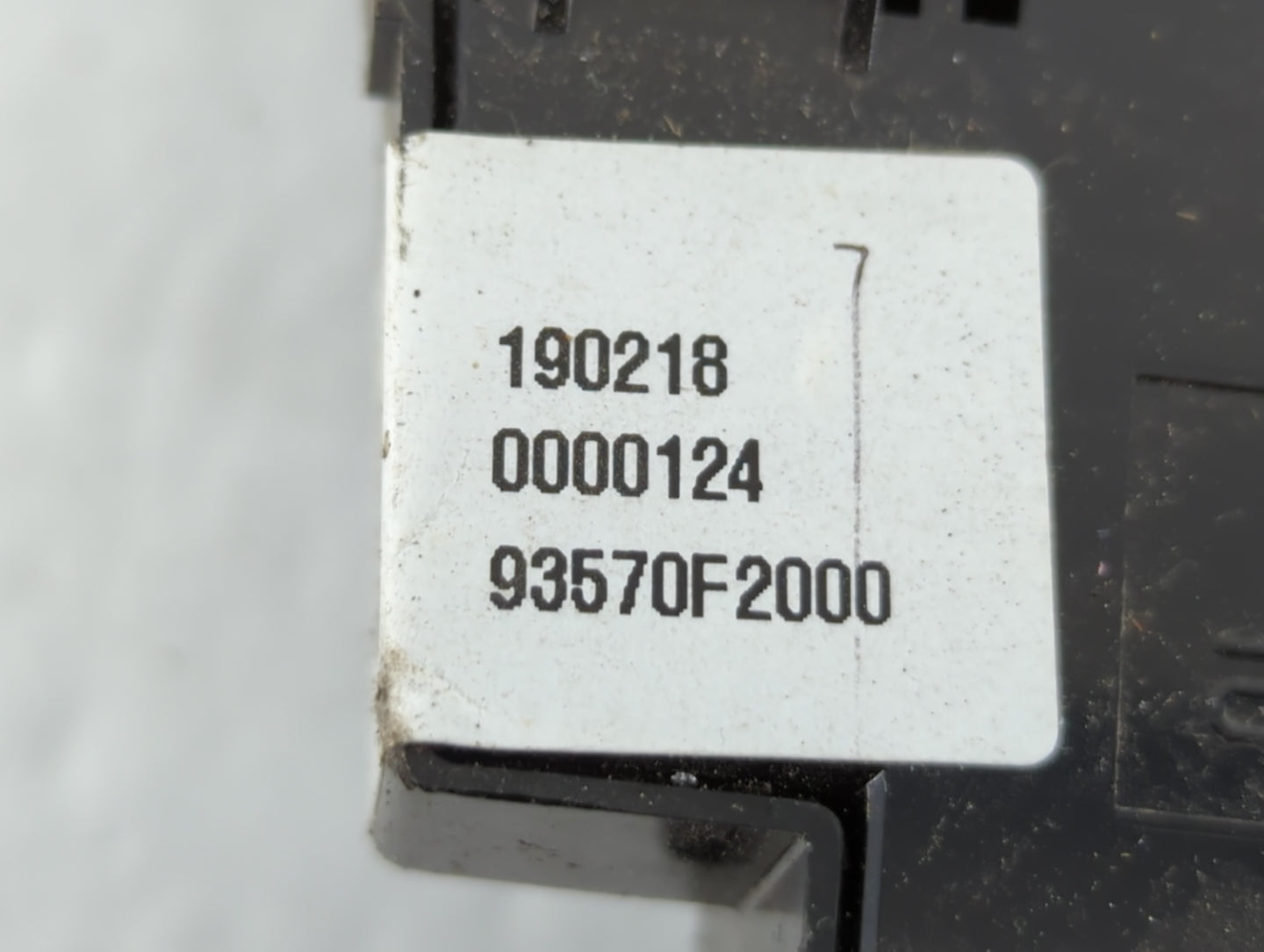2017-2020 Hyundai Elantra Master Power Window Switch Replacement Driver Side Left P/N:190218 0000124 Fits Fits 2017 2018 201