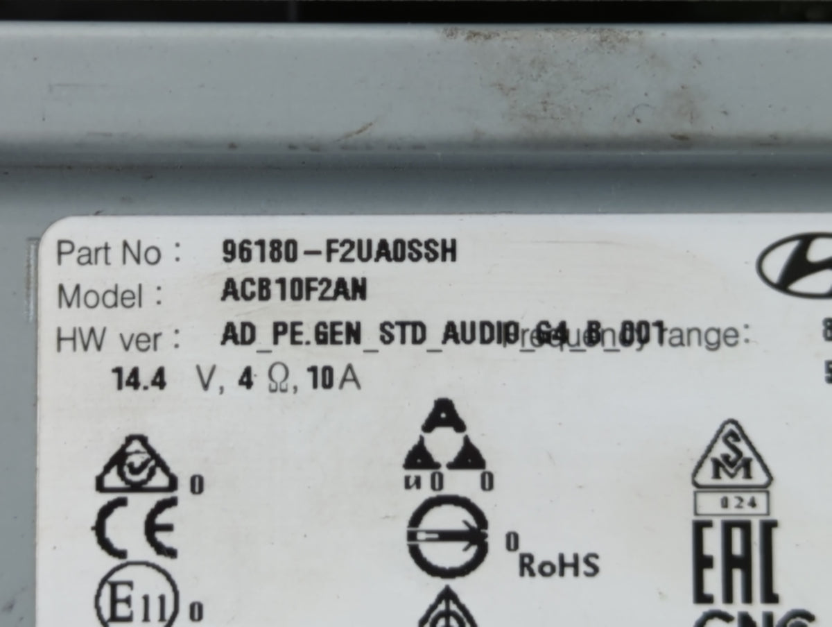 2019-2020 Hyundai Elantra Am Fm Cd Player Radio Receiver 719778 - Oemusedautoparts1.com