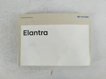 2019 Hyundai Elantra Owners Manual Book Guide P/N:JF20-EU80F OEM Used Auto Parts - Oemusedautoparts1.com