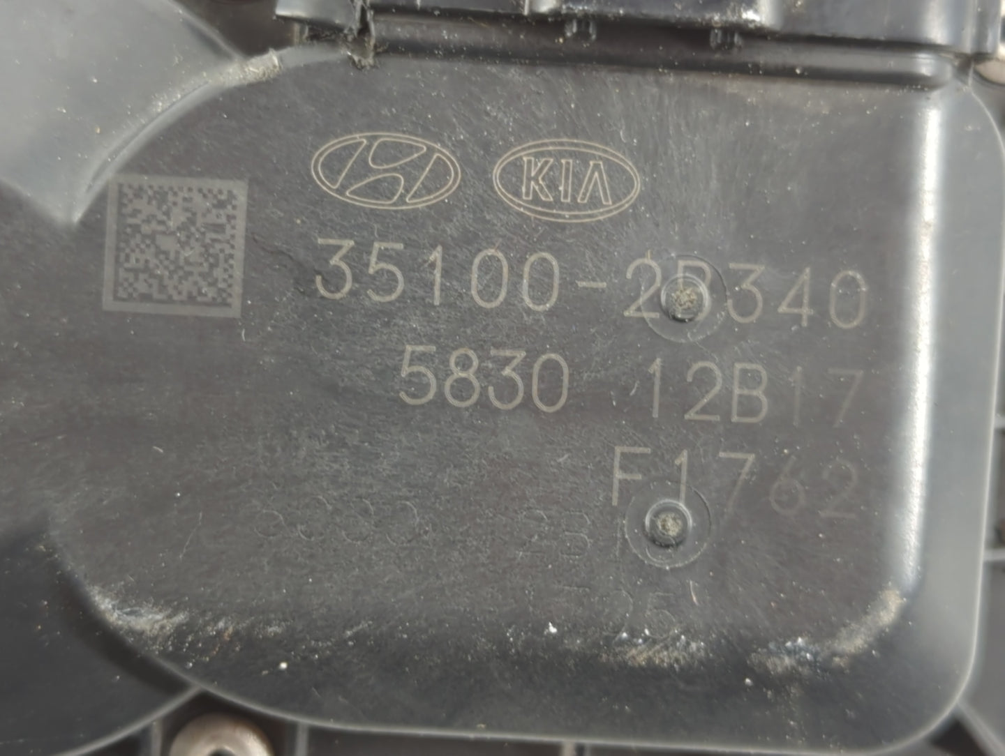 2017-2020 Hyundai Elantra Throttle Body P/N:35100-2B340 Fits Fits 2015 2016 2017 2018 2019 2020 2021 2022 OEM Used Auto Part