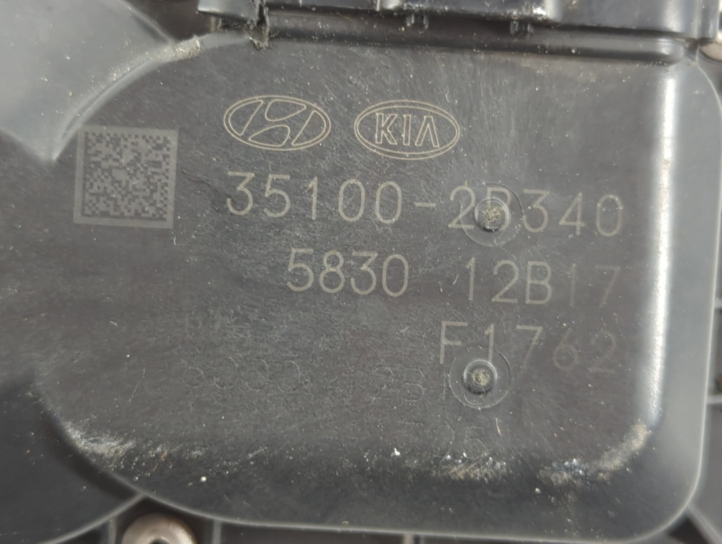 2017-2020 Hyundai Elantra Throttle Body P/N:35100-2B340 Fits Fits 2015 2016 2017 2018 2019 2020 2021 2022 OEM Used Auto Part