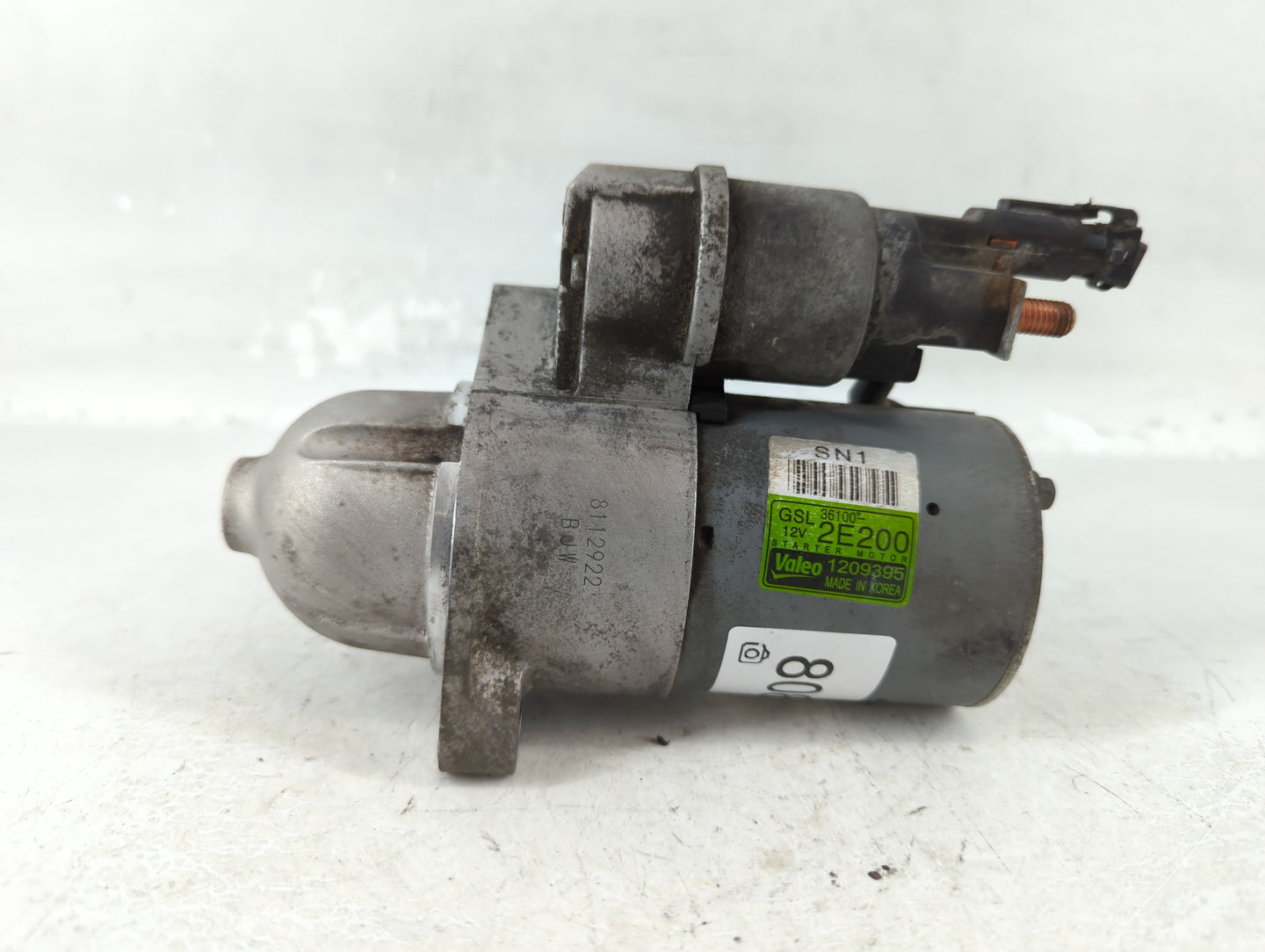 2013-2020 Hyundai Elantra Car Starter Motor Solenoid OEM P/N:1209395 36100-2E200 Fits OEM Used Auto Parts - Oemusedautoparts