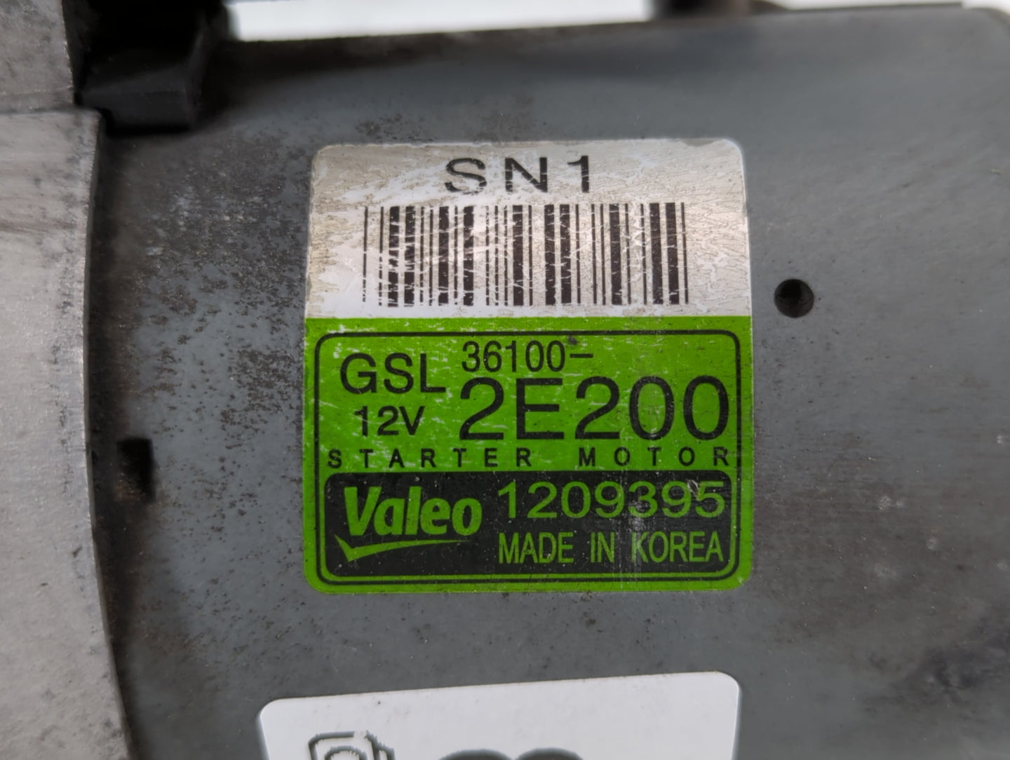 2013-2020 Hyundai Elantra Car Starter Motor Solenoid OEM P/N:1209395 36100-2E200 Fits OEM Used Auto Parts - Oemusedautoparts