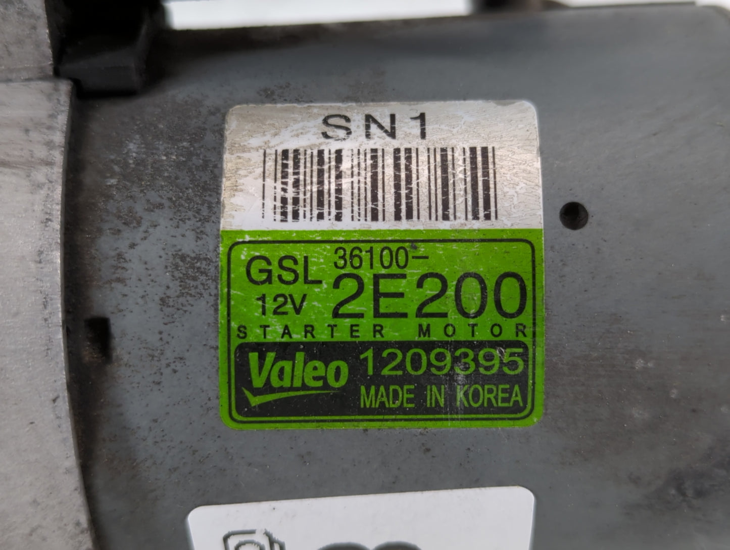 2013-2020 Hyundai Elantra Car Starter Motor Solenoid OEM P/N:1209395 36100-2E200 Fits OEM Used Auto Parts - Oemusedautoparts