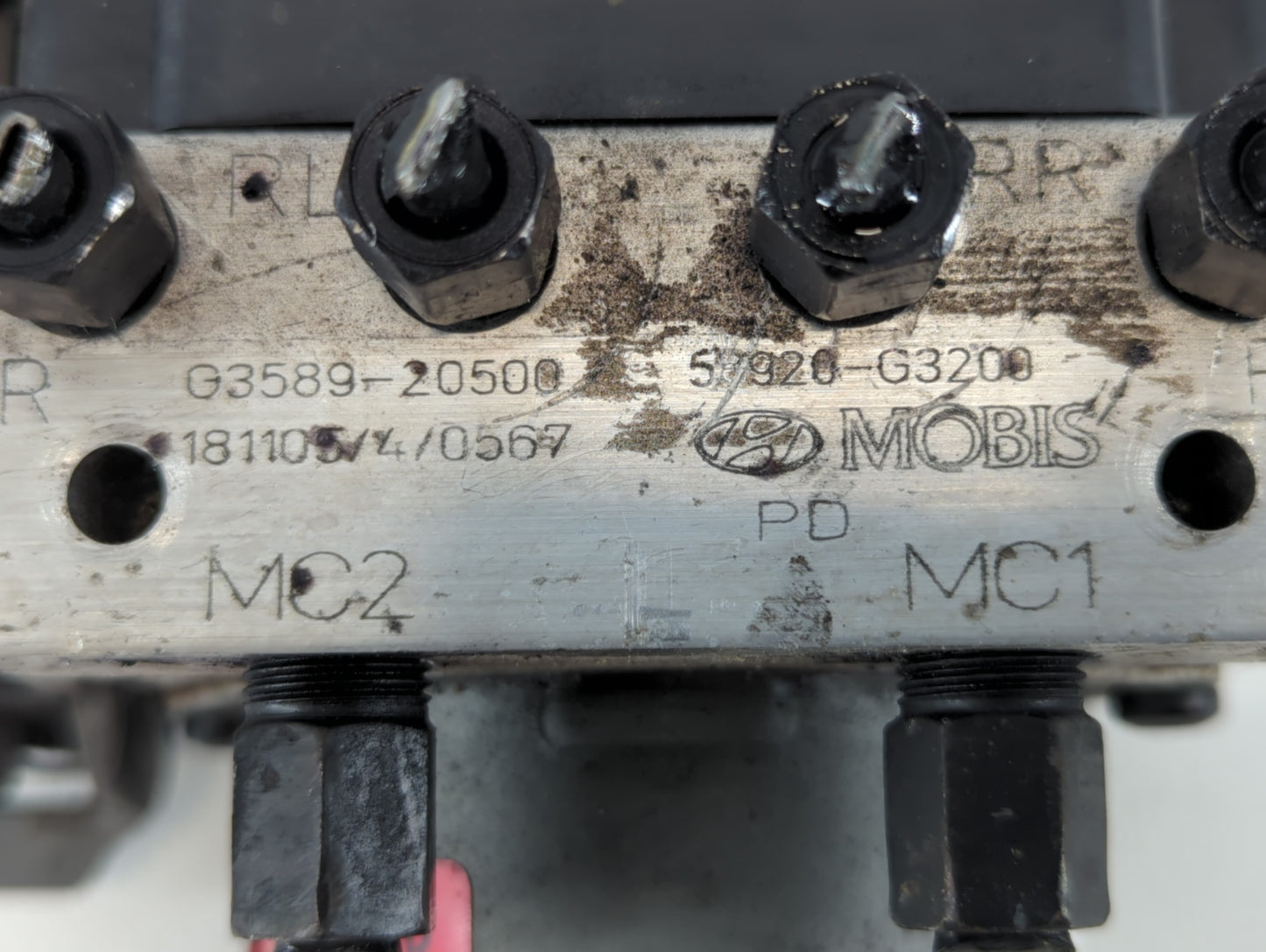 2019 Hyundai Elantra ABS Pump Control Module Replacement P/N:G3589-20500 Fits OEM Used Auto Parts - Oemusedautoparts1.com