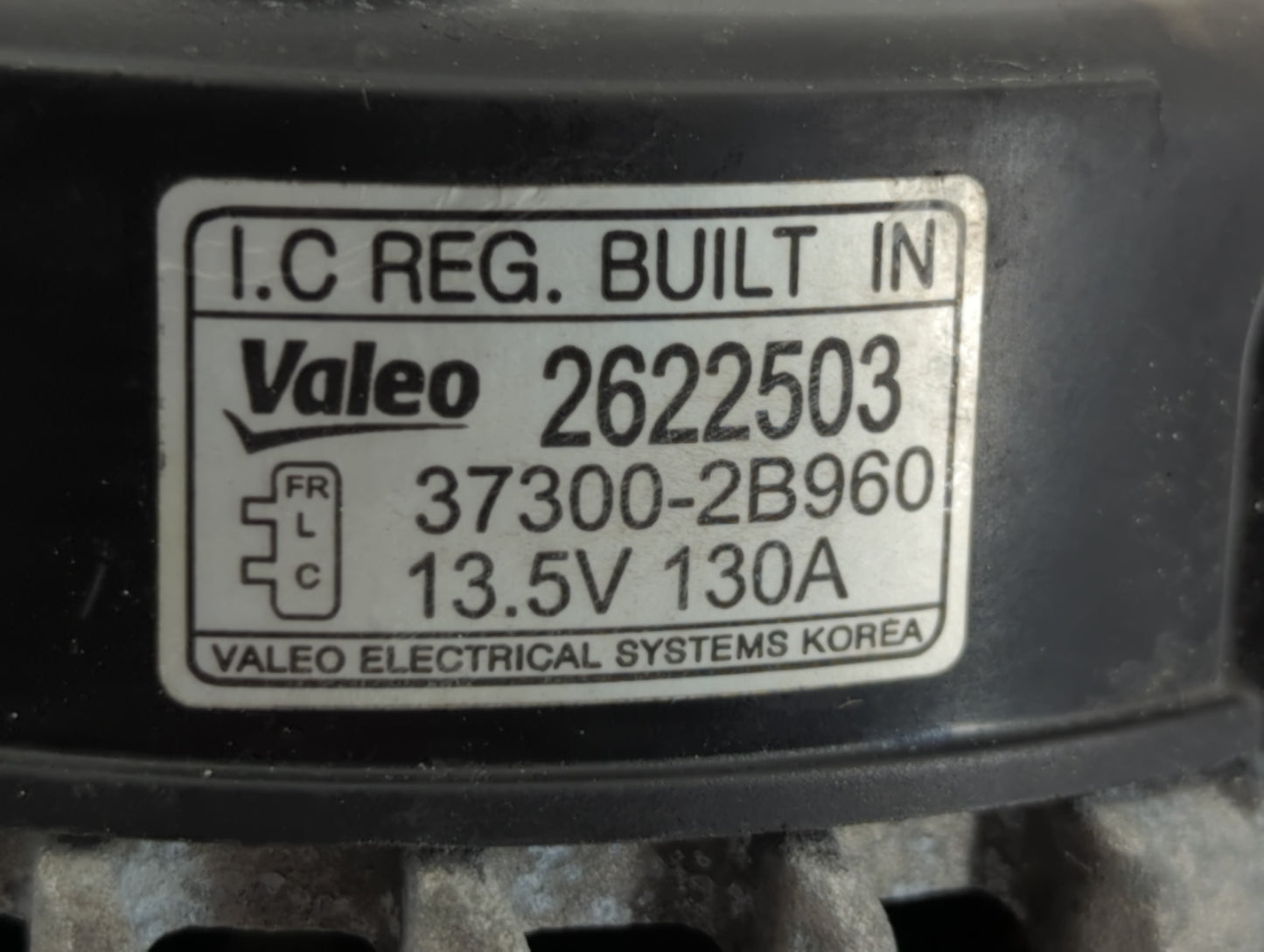 2018-2020 Hyundai Elantra Gt Alternator Replacement Generator Charging Assembly Engine OEM P/N:37300-2b960 Fits OEM Used Aut