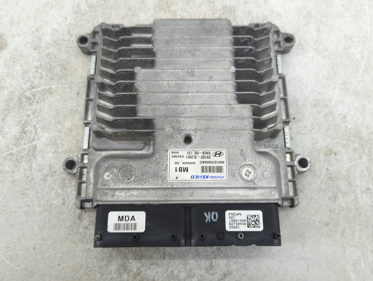 2019 Hyundai Genesis PCM Engine Control Computer ECU ECM PCU OEM P/N:9001270256KC 39102-3LDN1, SIM2K-260, DHKN8GM Fits 2020 