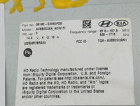 2017-2019 Hyundai Ioniq Radio AM FM Cd Player Receiver Replacement P/N:96160-G2050PGB Fits Fits 2017 2018 2019 OEM Used Auto
