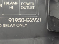 2019 Hyundai Ioniq Fusebox Fuse Box Panel Relay Module P/N:91950-G2921 18980-09620, 18980-09630, 18980-09610 Fits OEM Used A