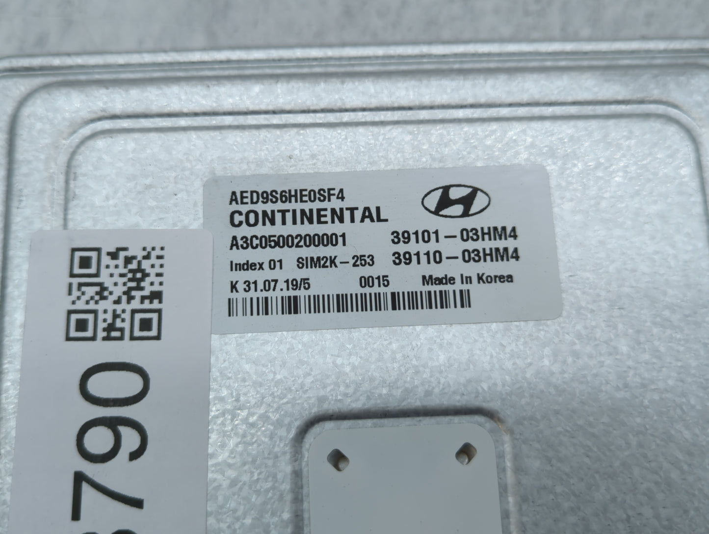 2017-2018 Hyundai Ioniq PCM Engine Control Computer ECU ECM PCU OEM P/N:39101-03HM4 39110-03HM4, 39101-03HM2 Fits Fits 2017 