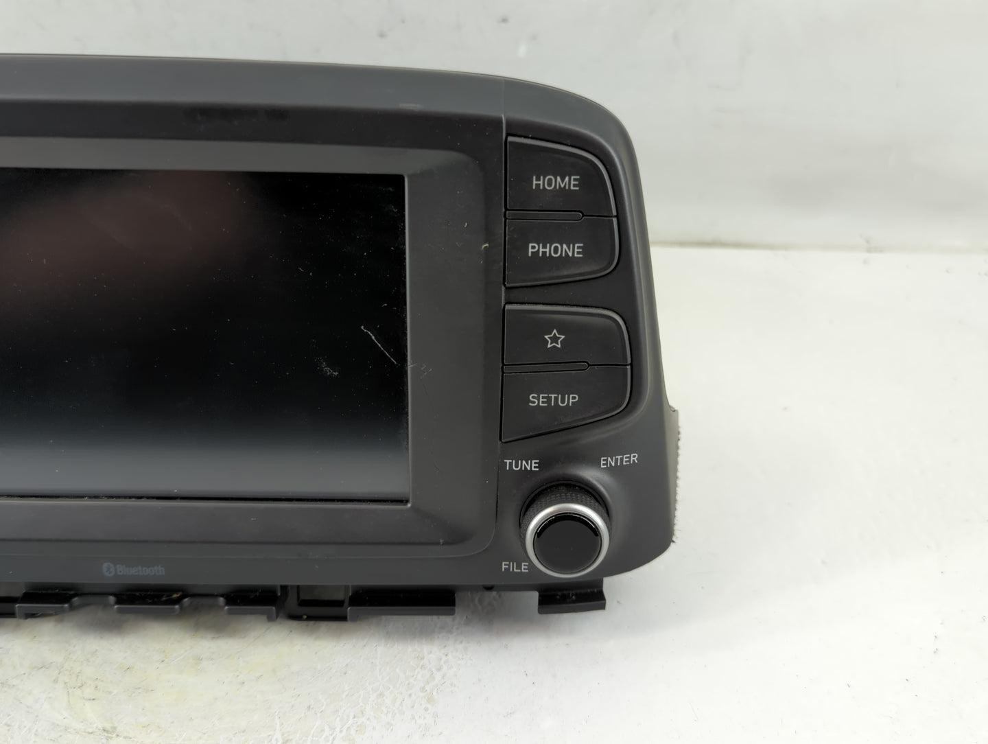 2019-2021 Hyundai Kona Radio AM FM Cd Player Receiver Replacement P/N:96160J9020TMT Fits Fits 2019 2020 2021 OEM Used Auto P