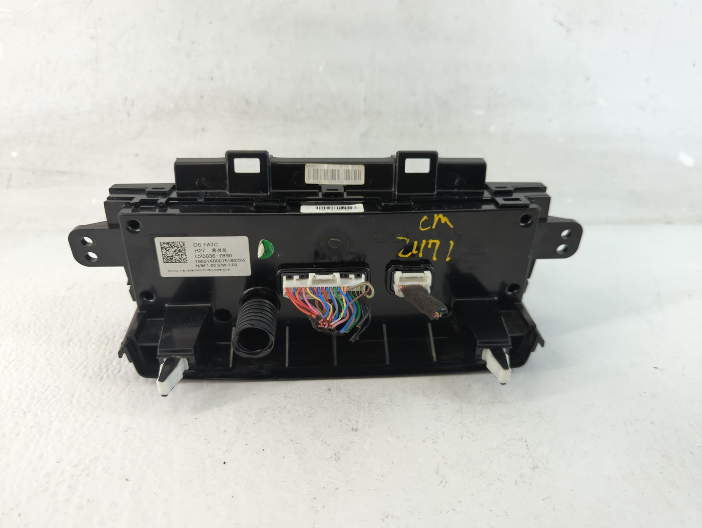 2018-2021 Hyundai Kona Climate Control Module Temperature AC/Heater Replacement P/N:C20036-7890 Fits Fits 2018 2019 2020 202