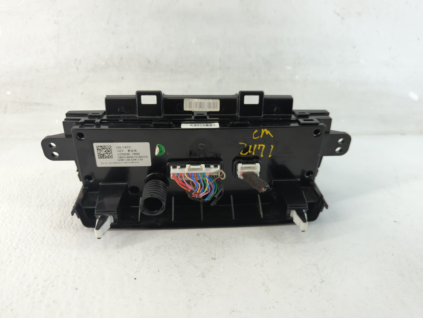 2018-2021 Hyundai Kona Climate Control Module Temperature AC/Heater Replacement P/N:C20036-7890 Fits Fits 2018 2019 2020 202