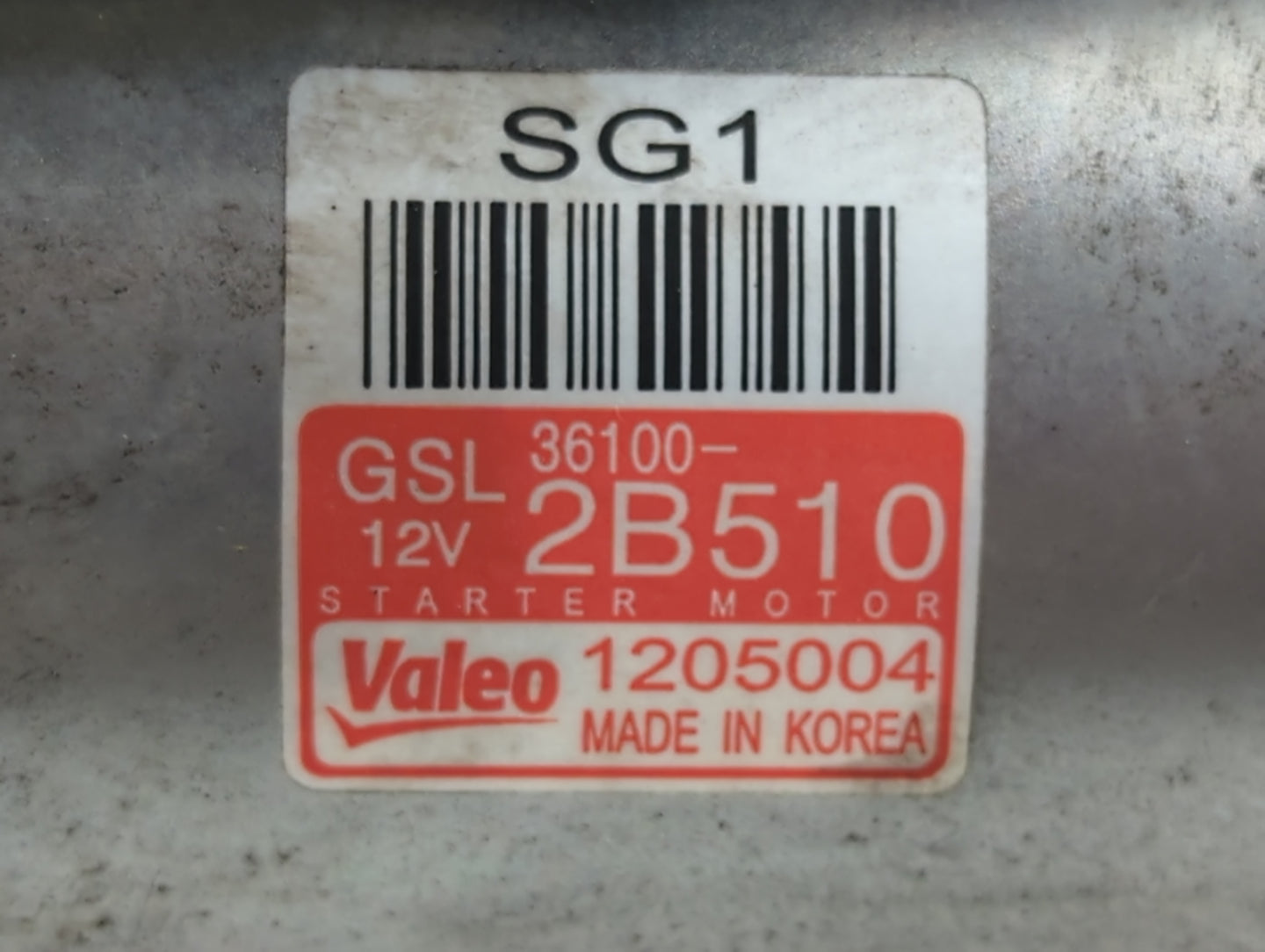 2018-2021 Hyundai Kona Car Starter Motor Solenoid OEM P/N:36100-2B510 Fits OEM Used Auto Parts - Oemusedautoparts1.com