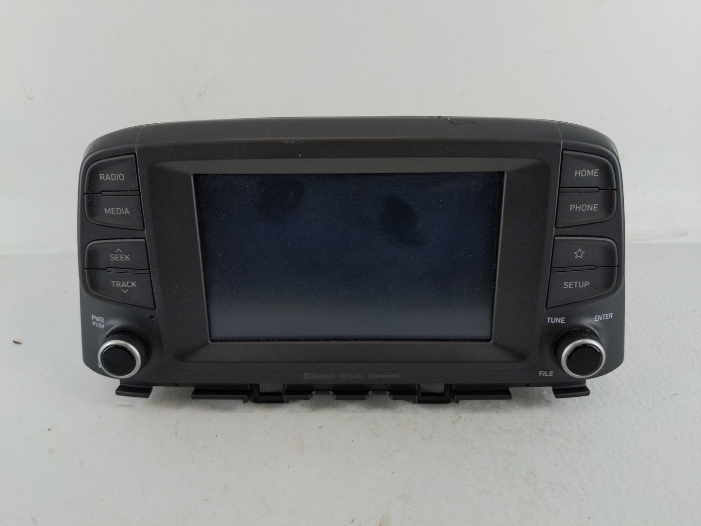 2018-2021 Hyundai Kona Radio AM FM Cd Player Receiver Replacement P/N:96160-J9110TMT Fits Fits 2018 2019 2020 2021 OEM Used 