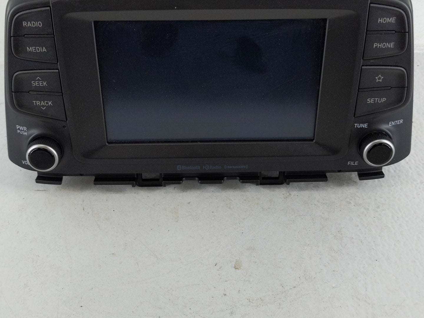 2018-2021 Hyundai Kona Radio AM FM Cd Player Receiver Replacement P/N:96160-J9110TMT Fits Fits 2018 2019 2020 2021 OEM Used 