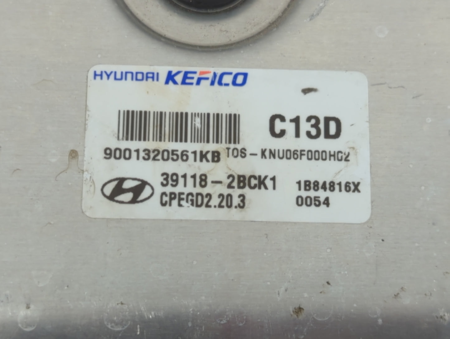 2019-2021 Hyundai Kona PCM Engine Control Computer ECU ECM PCU OEM P/N:39118-2BCK1 Fits Fits 2019 2020 2021 OEM Used Auto Pa