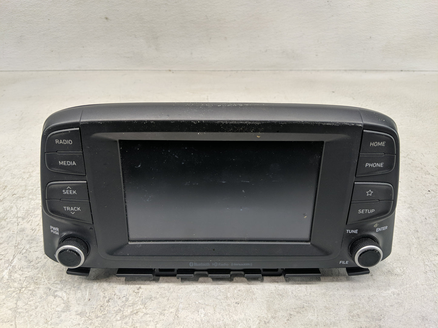 2018-2021 Hyundai Kona Radio AM FM Cd Player Receiver Replacement P/N:96160-J9110TMT Fits Fits 2018 2019 2020 2021 OEM Used 