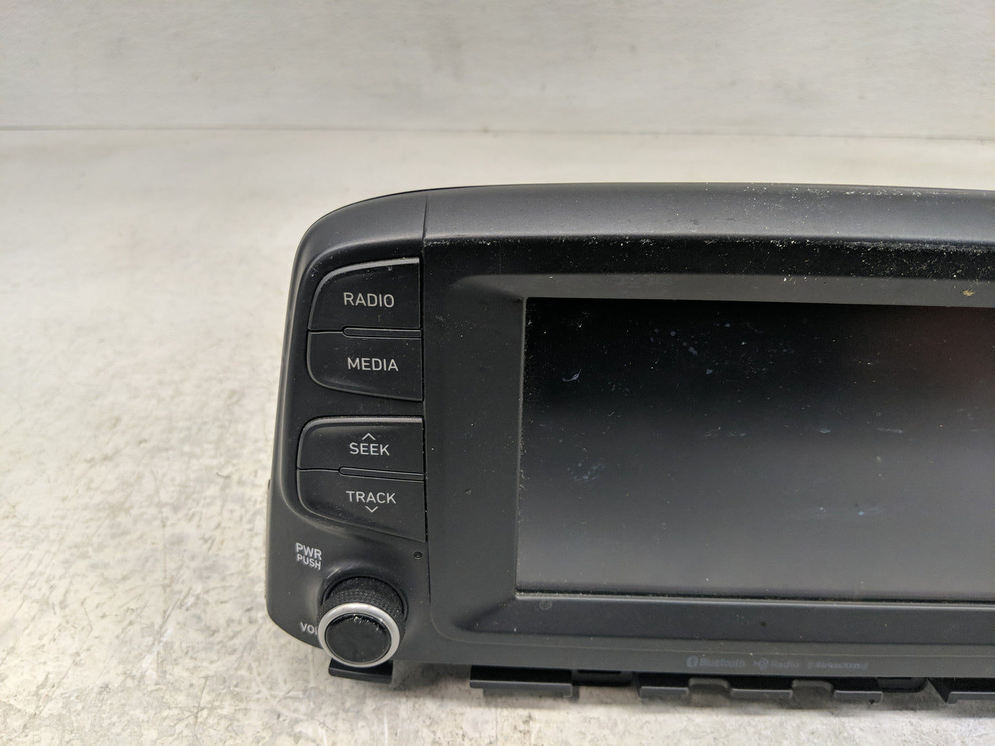 2018-2021 Hyundai Kona Radio AM FM Cd Player Receiver Replacement P/N:96160-J9110TMT Fits Fits 2018 2019 2020 2021 OEM Used 