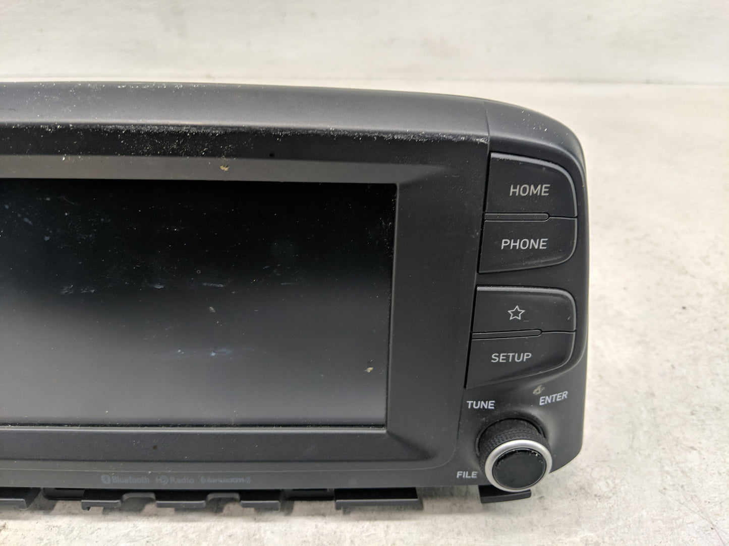2018-2021 Hyundai Kona Radio AM FM Cd Player Receiver Replacement P/N:96160-J9110TMT Fits Fits 2018 2019 2020 2021 OEM Used 