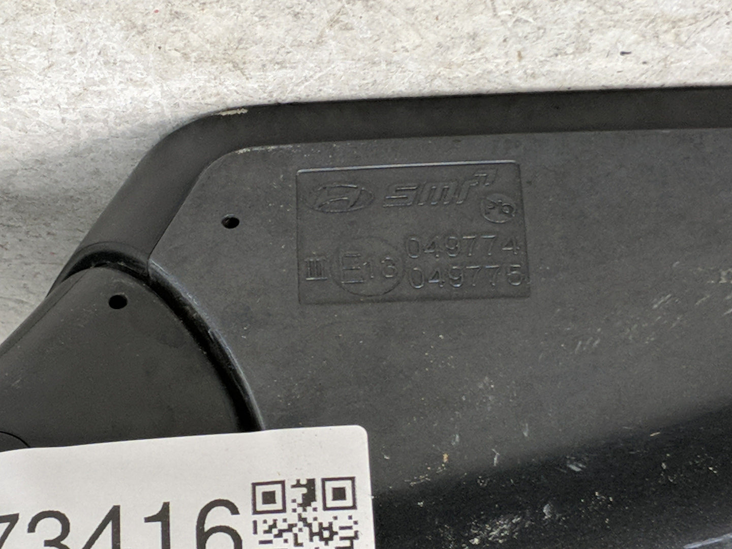 2018-2022 Hyundai Kona Side Mirror Replacement Passenger Right View Door Mirror P/N:E13049775 E13049774 Fits OEM Used Auto P