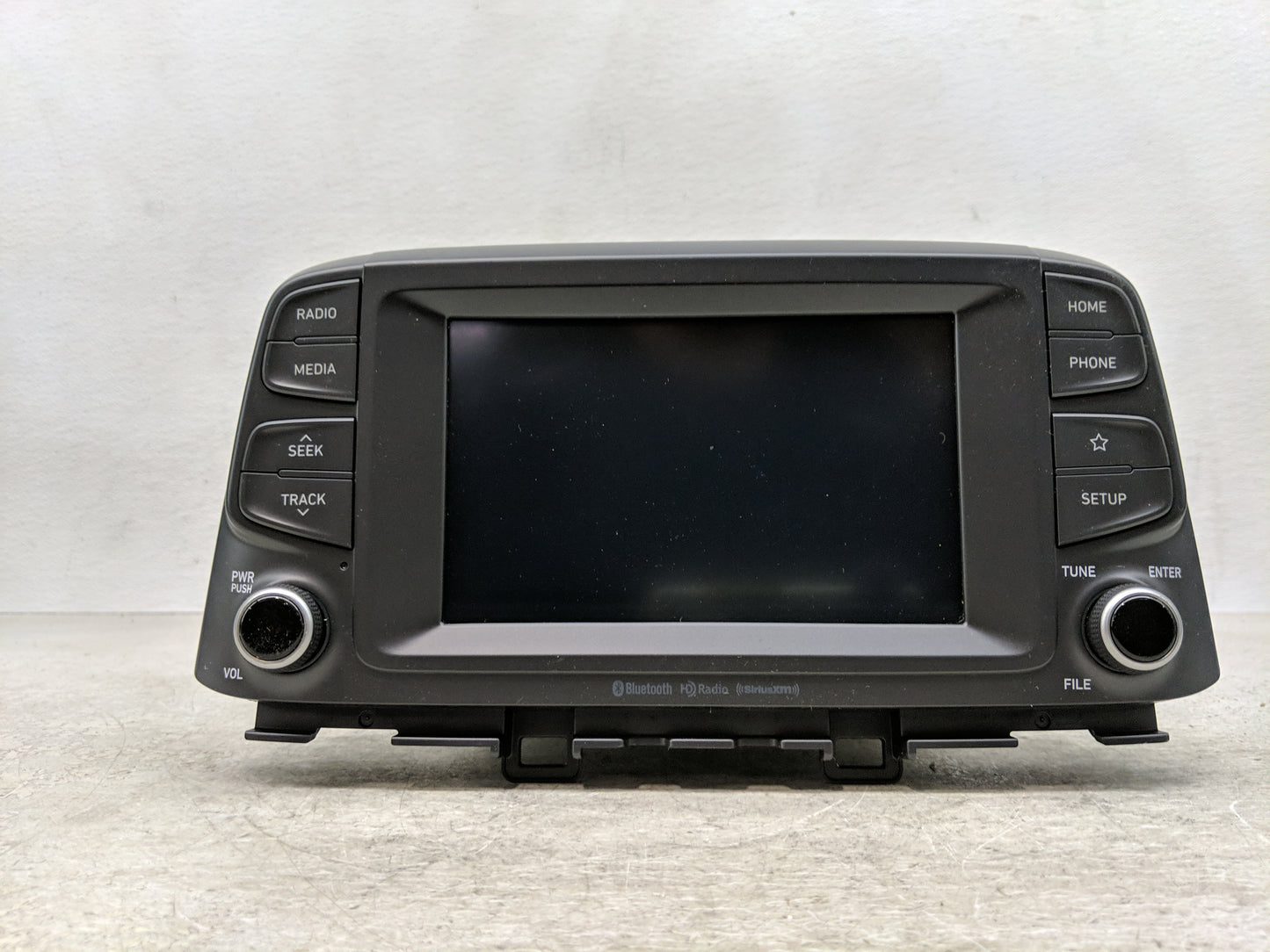 2018-2021 Hyundai Kona Radio AM FM Cd Player Receiver Replacement P/N:96160-J9110TMT Fits Fits 2018 2019 2020 2021 OEM Used 