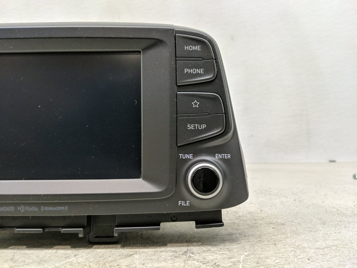 2018-2021 Hyundai Kona Radio AM FM Cd Player Receiver Replacement P/N:96160-J9110TMT Fits Fits 2018 2019 2020 2021 OEM Used 