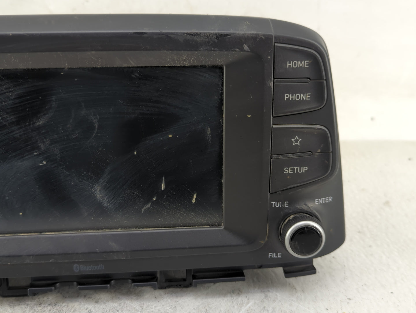 2018-2021 Hyundai Kona Radio AM FM Cd Player Receiver Replacement P/N:96160J9010TMT Fits Fits 2018 2019 2020 2021 OEM Used A