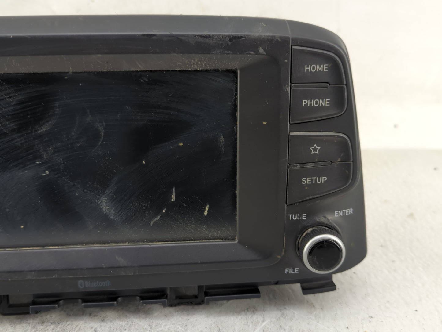 2018-2021 Hyundai Kona Radio AM FM Cd Player Receiver Replacement P/N:96160J9010TMT Fits Fits 2018 2019 2020 2021 OEM Used A